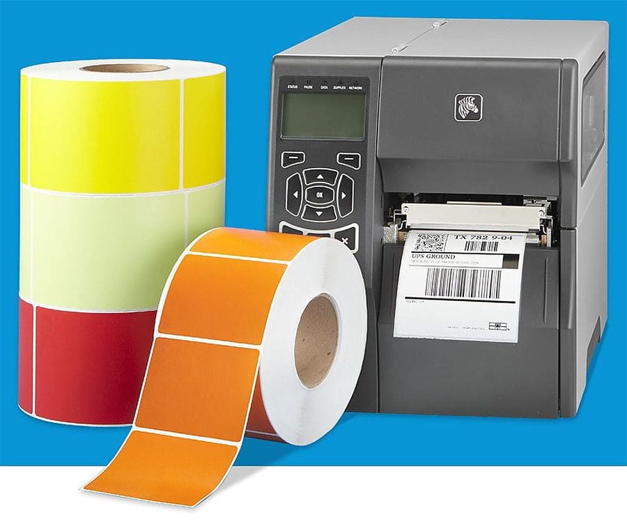 Coloured Thermal Transfer Labels