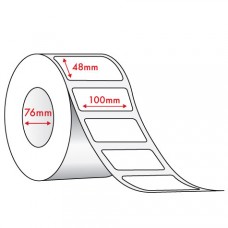 100mm x 48mm - WHITE DIRECT THERMAL - 3000 LABELS PER ROLL