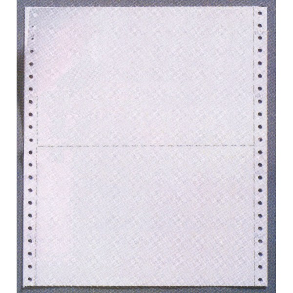 11 X 9.5 Continuous Computer Paper - with Mid Cross Perforation
