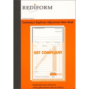 REDIFORM ADJUSTMENT NOTE BOOK - SMALL - 2 PLY